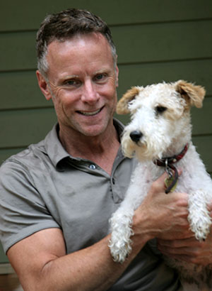 William Harty, Owner/President, with Maggie