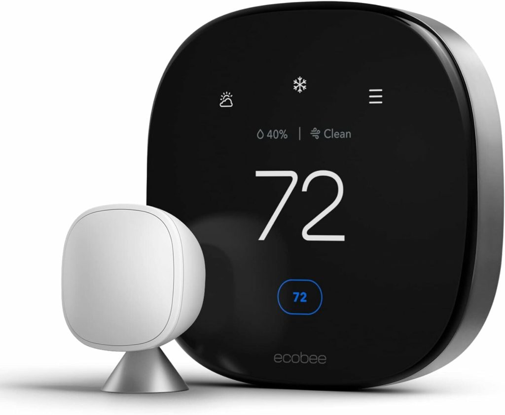 Ecobee Smart Thermostat Premium Pro With Voice Control And Smartsensor